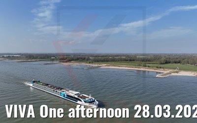 VIVA One afternoon 28.03.2022 rhine river