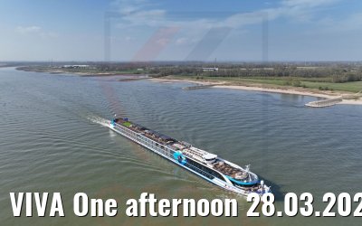 VIVA One afternoon 28.03.2022 rhine river