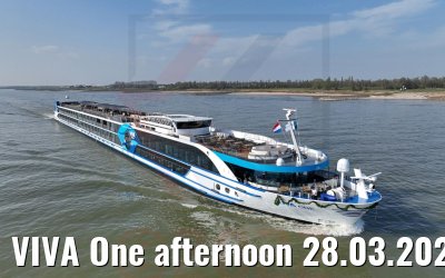 VIVA One afternoon 28.03.2022 rhine river
