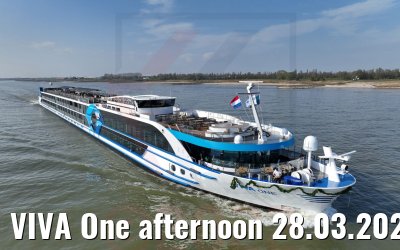 VIVA One afternoon 28.03.2022 rhine river