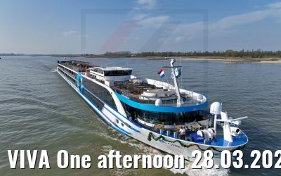 VIVA One afternoon 28.03.2022 rhine river