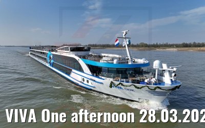 VIVA One afternoon 28.03.2022 rhine river