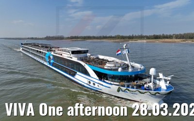 VIVA One afternoon 28.03.2022 rhine river
