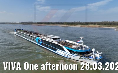 VIVA One afternoon 28.03.2022 rhine river