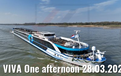 VIVA One afternoon 28.03.2022 rhine river