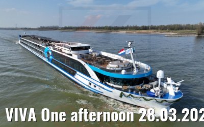 VIVA One afternoon 28.03.2022 rhine river