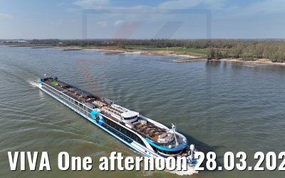VIVA One afternoon 28.03.2022 rhine river