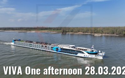 VIVA One afternoon 28.03.2022 rhine river