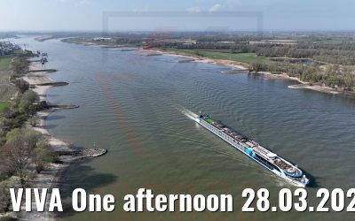 VIVA One afternoon 28.03.2022 rhine river