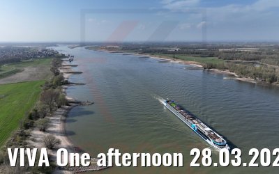 VIVA One afternoon 28.03.2022 rhine river