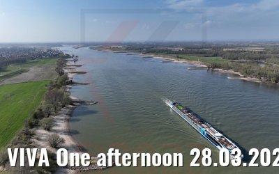 VIVA One afternoon 28.03.2022 rhine river