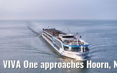 VIVA One approaches Hoorn, Netherlands 18.07.2024