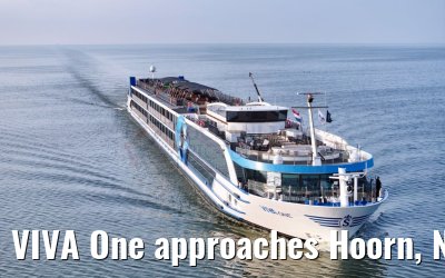 VIVA One approaches Hoorn, Netherlands 18.07.2024