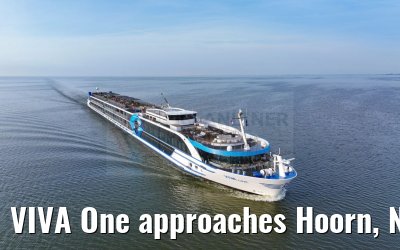VIVA One approaches Hoorn, Netherlands 18.07.2024