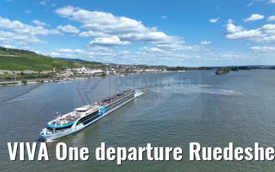 VIVA One departure Ruedesheim 25.08.2024