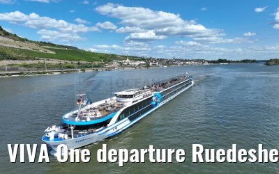 VIVA One departure Ruedesheim 25.08.2024