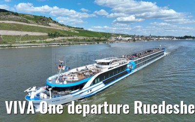 VIVA One departure Ruedesheim 25.08.2024