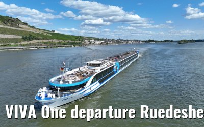VIVA One departure Ruedesheim 25.08.2024