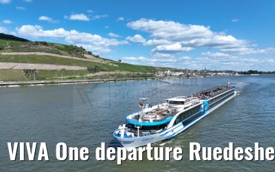 VIVA One departure Ruedesheim 25.08.2024