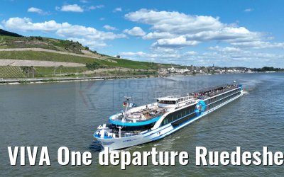 VIVA One departure Ruedesheim 25.08.2024