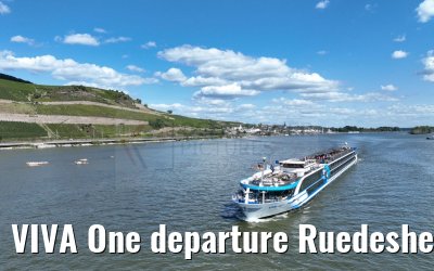 VIVA One departure Ruedesheim 25.08.2024