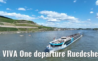 VIVA One departure Ruedesheim 25.08.2024