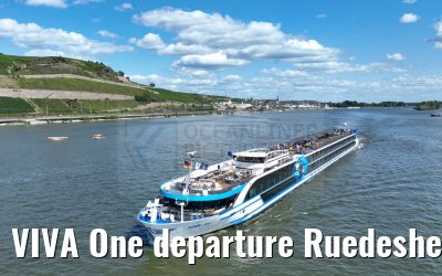 VIVA One departure Ruedesheim 25.08.2024