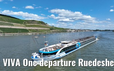 VIVA One departure Ruedesheim 25.08.2024