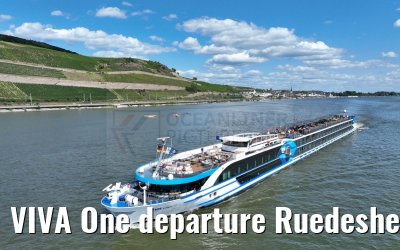 VIVA One departure Ruedesheim 25.08.2024