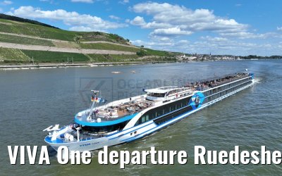 VIVA One departure Ruedesheim 25.08.2024
