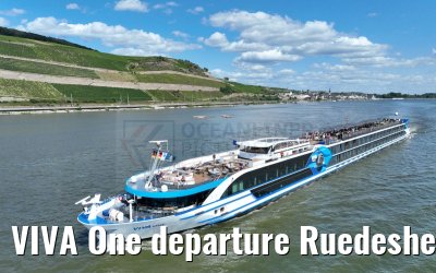 VIVA One departure Ruedesheim 25.08.2024