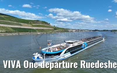 VIVA One departure Ruedesheim 25.08.2024