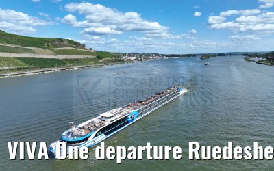 VIVA One departure Ruedesheim 25.08.2024