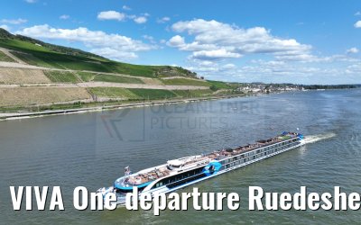 VIVA One departure Ruedesheim 25.08.2024