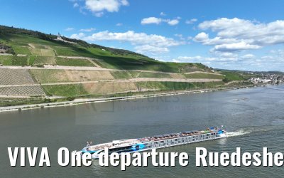 VIVA One departure Ruedesheim 25.08.2024