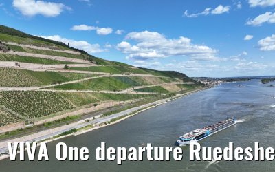 VIVA One departure Ruedesheim 25.08.2024