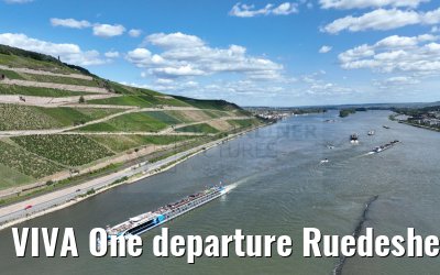 VIVA One departure Ruedesheim 25.08.2024