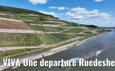 VIVA One departure Ruedesheim 25.08.2024
