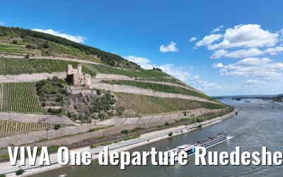 VIVA One departure Ruedesheim 25.08.2024