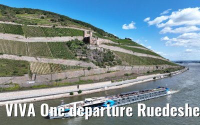 VIVA One departure Ruedesheim 25.08.2024