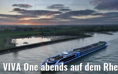 VIVA One abends auf dem Rhein 28.03.2022