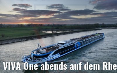 VIVA One abends auf dem Rhein 28.03.2022