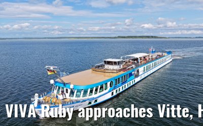 VIVA Ruby approaches Vitte, Hiddensee 09.07.2025