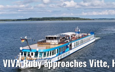 VIVA Ruby approaches Vitte, Hiddensee 09.07.2025