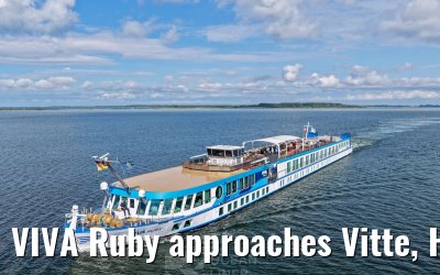 VIVA Ruby approaches Vitte, Hiddensee 09.07.2025