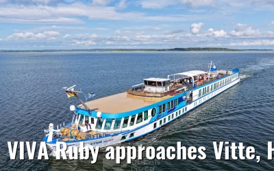 VIVA Ruby approaches Vitte, Hiddensee 09.07.2025
