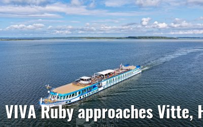 VIVA Ruby approaches Vitte, Hiddensee 09.07.2025