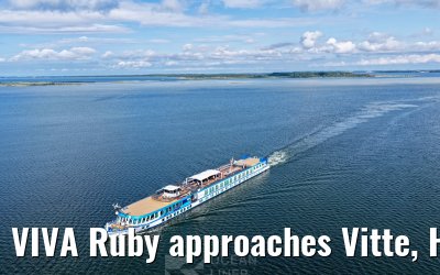 VIVA Ruby approaches Vitte, Hiddensee 09.07.2025