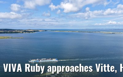 VIVA Ruby approaches Vitte, Hiddensee 09.07.2025