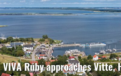 VIVA Ruby approaches Vitte, Hiddensee 09.07.2025